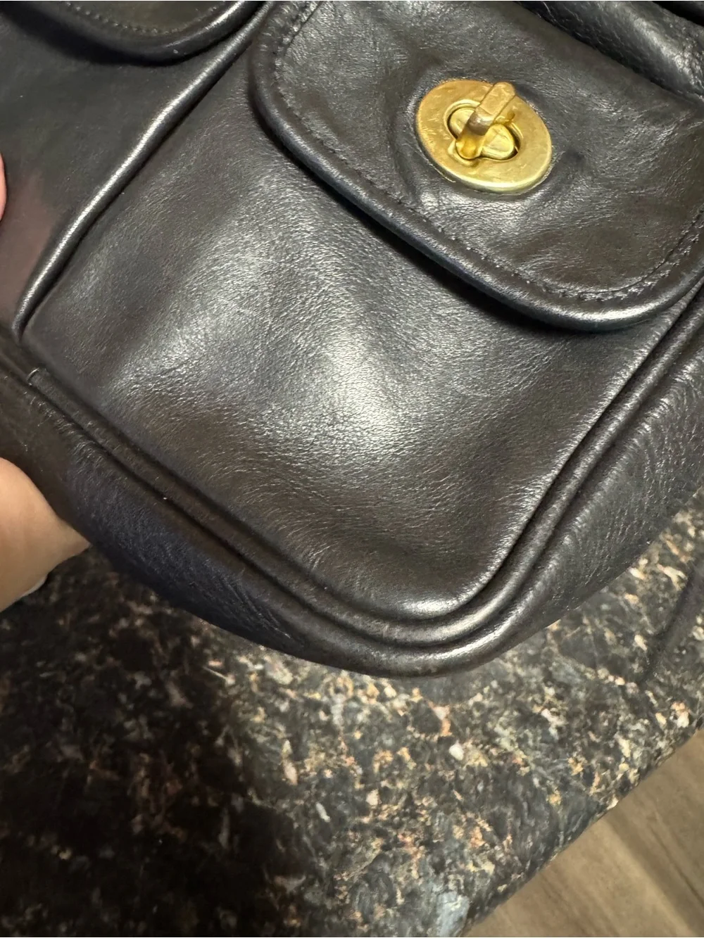 Coach Vintage Double Turnlock Belt Bag XS/S | Style 4221 | w/strap extenders